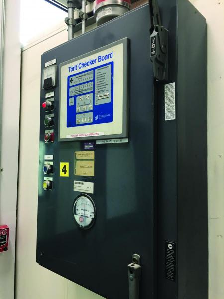 Dust collector control panel