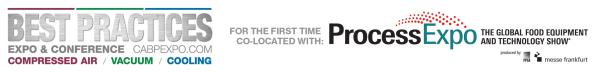 Banner announcing that the Best Practices EXPO and Conference is co-located with Process Expo for the first time.