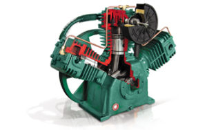 Basic pump of reciprocating air compressor