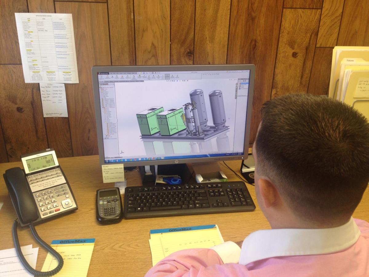 Sullair of Houston has in-house 3D capabilities for drawing customized packages.